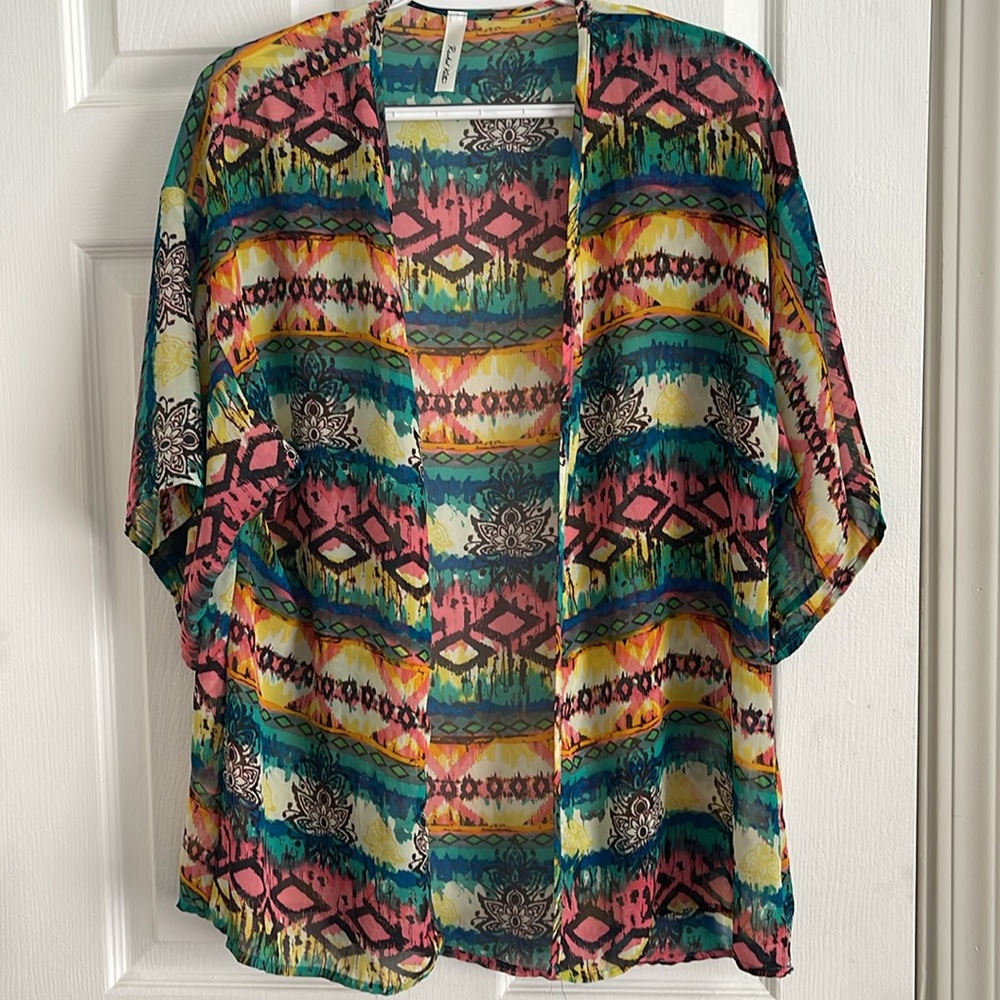 Rachel Kate Multicolored Duster Small - Large